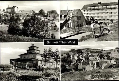 Ak Schnett Masserberg in Thüringen, Erholungsheim Kaluga, Jugendherberge, Teilansicht