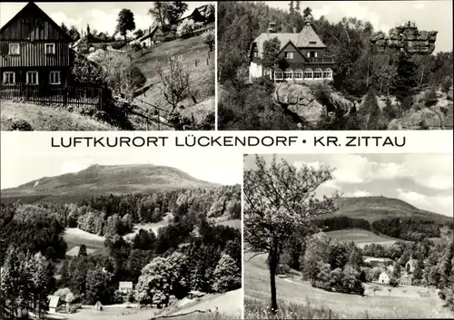 Ak Lückendorf Oybin Oberlausitz, Panorama, Teilansichten