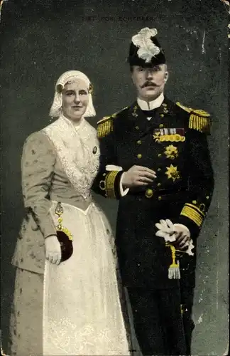 Ak Königin Wilhelmina der Niederlande, Prinz Hendrik der Niederlande