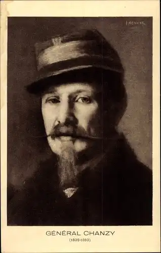 Künstler Ak General Alfred Chanzy, Portrait