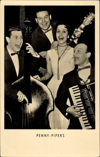 Ak Musikgruppe Penny Pipers, Sängerin, Band, Cello, Akkordeon