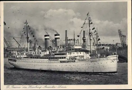 Ak Dampfer Oceana, Hamburg-Amerika-Linie, HAPAG