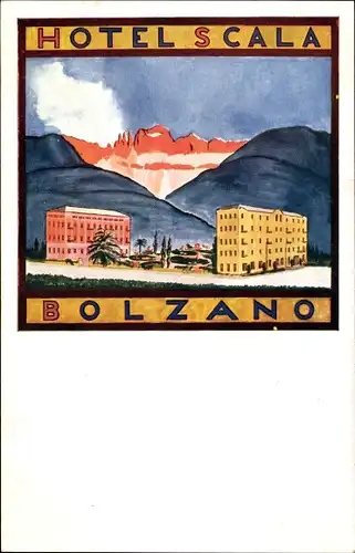 Ak Bozen Bolzano Südtirol, Hotel Scala