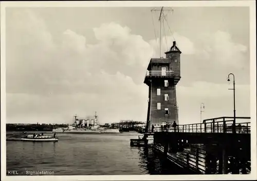 Ak Kiel Schleswig Holstein, Signalstation