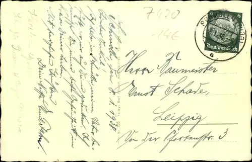 Ak Schmölln in Thüringen, Bergstraße