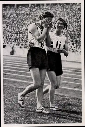 Sammelbild Olympia 1936, Läuferin Käthe Krause