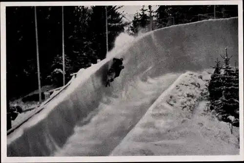 Sammelbild Olympia 1936, Viererbob der Tschechen