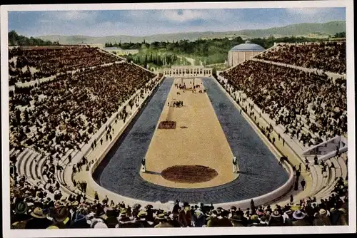 Sammelbild Olympia 1936, Olympisches Stadion Athen 1906