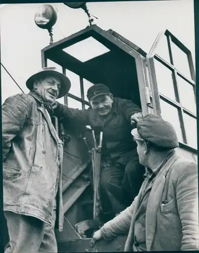 Foto Berlin West 1955, Kranführer Paul Reh