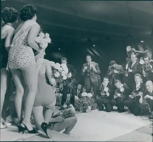Foto Berlin West 1954, Misswahlen, Modells, Fotografen