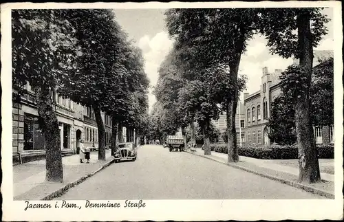 Ak Jarmen in Vorpommern, Demminer Straße