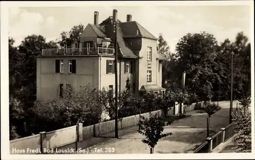 Ak Bad Lausick in Sachsen, Haus Fredi