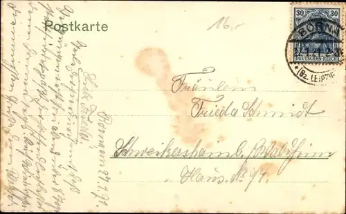 Ak Borna in Sachsen, Kirchgasse