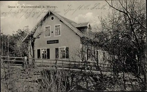 Ak Wurzen in Sachsen, Waidmannsheil