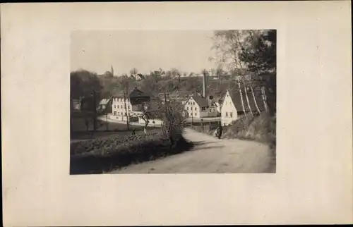 Foto Ak Krummenhennersdorf Halsbrücke in Sachsen, Dorfstraße