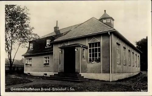 Ak Brand Erbisdorf Sachsen, Gemeinschaftshaus