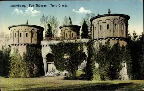 Ak Luxemburg Luxembourg, Fort Thüngen