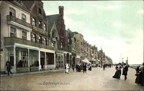 Ak Blankenberghe Blankenberge Westflandern, La Digue