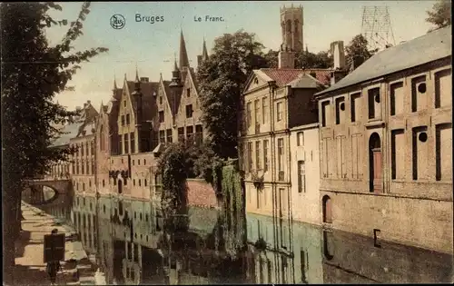 Ak Bruges Brügge Flandern Westflandern, Le Franc