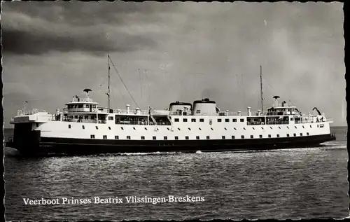 Ak Prinses Beatrix Veerboot Vlissingen Breskens, Fährschiff