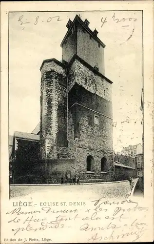 Ak Liège Lüttich Wallonien,Eglise St. Denis