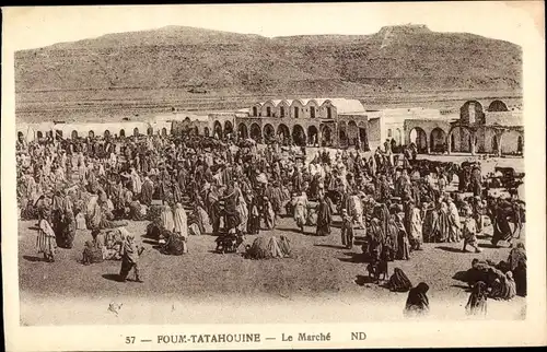 Ak Foum Tatahouine Tataouine Tunesien, Le Marché