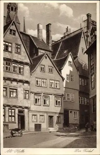 Ak Halle an der Saale, Der Trödel