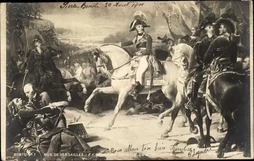 Künstler Ak Frederic Chopin, Bataille de Hohenlinden