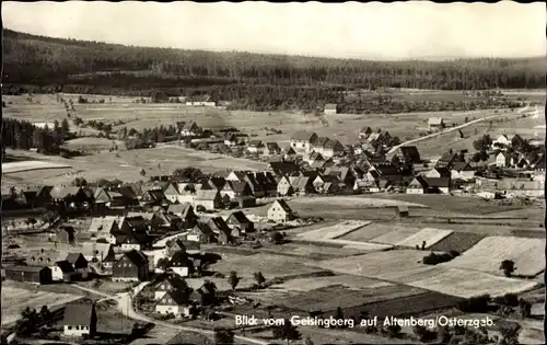 Ak Altenberg im Erzgebirge, Totalansicht, Blick vom Geisingberg