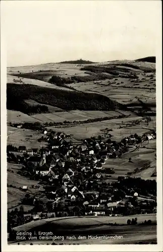 Ak Geising Altenberg im Erzgebirge, Blick vom Geisingberg nach dem Mückentürmchen