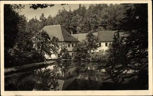 Ak Waldenburg in Sachsen, Glänzelmühle