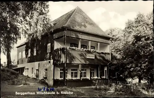 Ak Kreischa bei Dresden, Wilischbaude, Berggasthaus