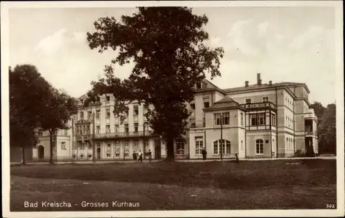 Ak Kreischa bei Dresden, Großes Kurhaus