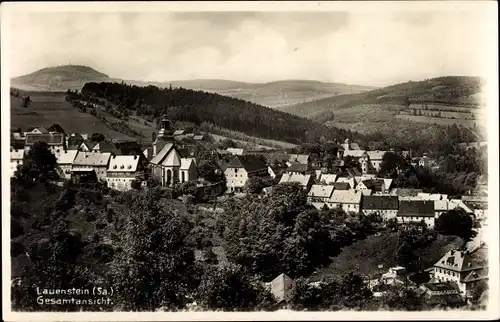 Ak Lauenstein Altenberg Sachsen, Gesamtansicht