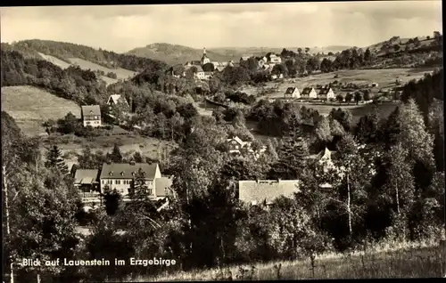 Ak Lauenstein Altenberg im Erzgebirge, Panorama