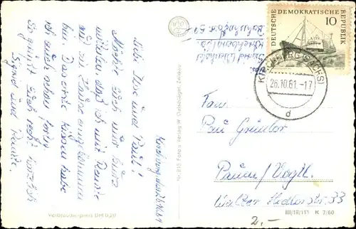 Ak Kirchberg in Sachsen, Panorama mit Borberg