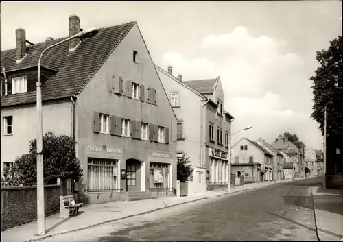 Ak Weinböhla in Sachsen, Die Hauptstraße