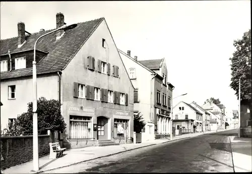 Ak Weinböhla in Sachsen, Die Hauptstraße