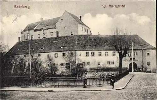 Ak Radeberg Sachsen, Kgl. Amtsgericht