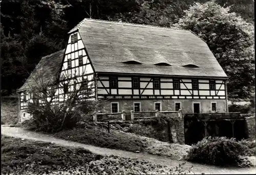 Ak Gauernitz Klipphausen in Sachsen, Schulze Mühle, Modell