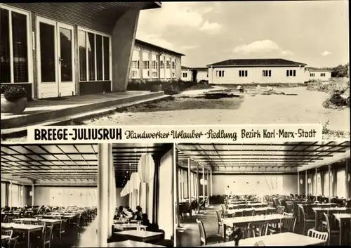 Ak Juliusruh Breege auf Rügen, Handwerker Urlauber Siedlung Bezirk Karl Marx Stadt