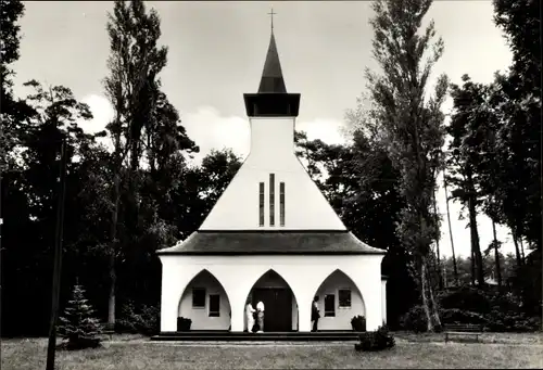 Ak Ostseebad Baabe auf Rügen, evangelische Kirche