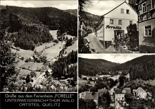 Ak Quelitz Unterweißbach Thüringen, Ferienheim Forelle