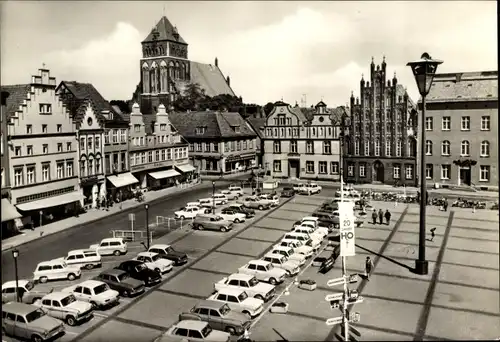 Ak Hansestadt Greifswald, Platz der Freundschaft