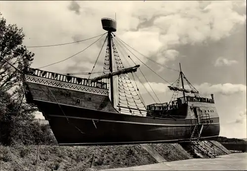 Ak Neu Mukran Sassnitz auf Rügen, Piratenschiff