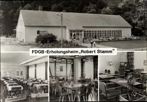 Ak Biberau Biberschlag Schleusegrund Thüringen, FDGB Erholungsheim Robert Stamm, Fernseher