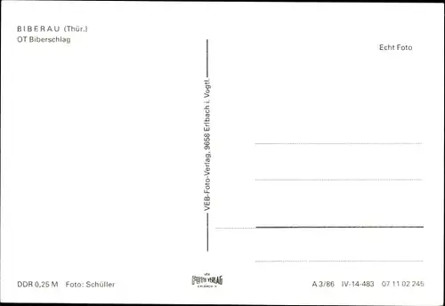 Ak Biberau Biberschlag Schleusegrund Thüringen, FDGB Erholungsheim Robert Stamm, Fernseher