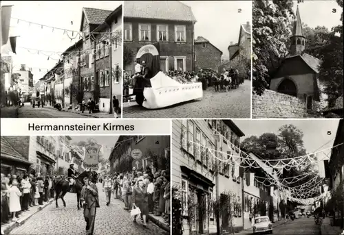 Ak Heilbad Heiligenstadt Eichsfeld Thüringen, Hermannsteiner Kirmes, Festzug, Heimenstein