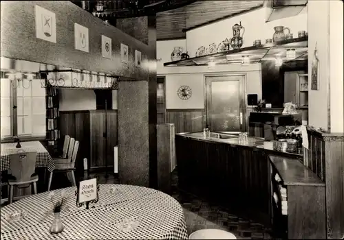 Ak Groß Stieten in Mecklenburg, Gaststätte Mecklenburger Mühle, Mühlenstube