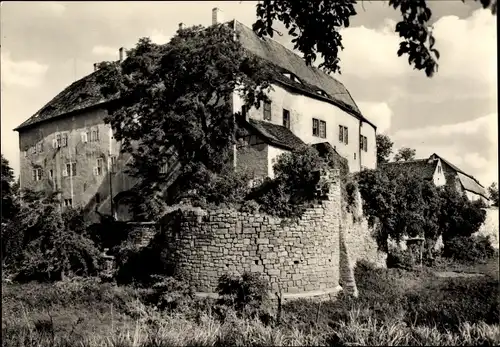 Ak Heldrungen in Thüringen, Schloß, Süd- und Westseite